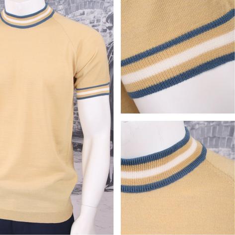 adaptor sports clothing tipped merino wool mod italy retro